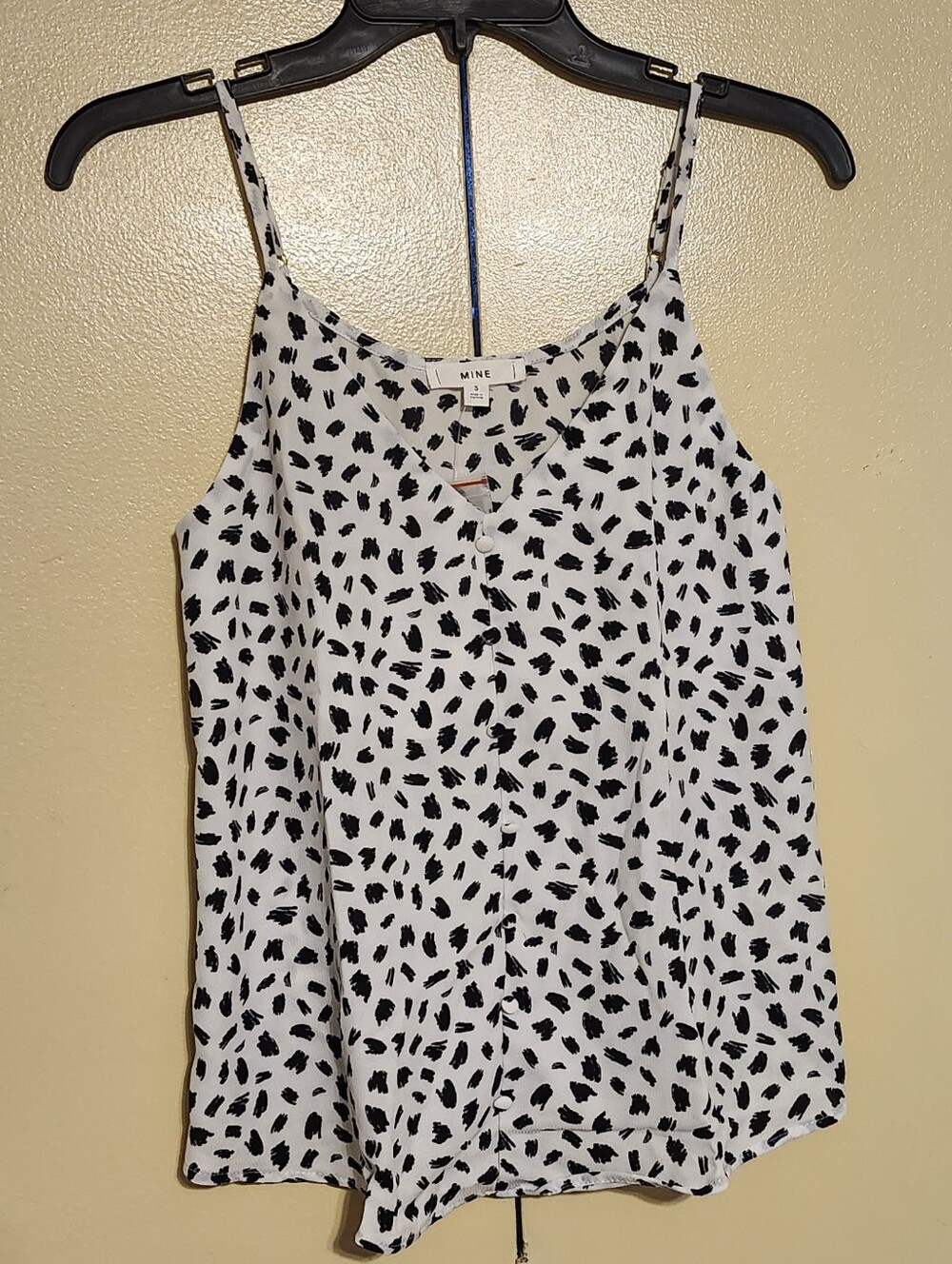 New MINE brand abstract spotted tank